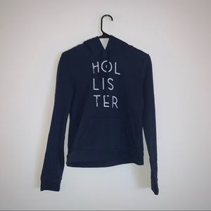 Navy Blue Hollister Hoodie
